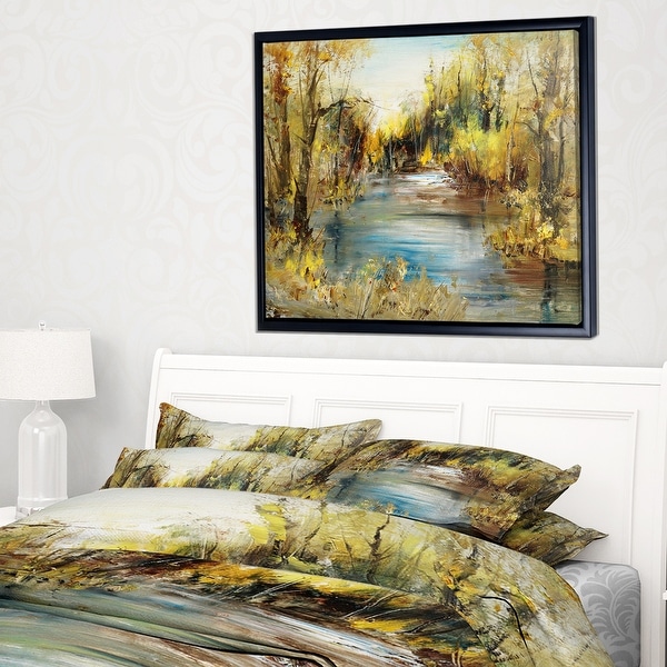 Designart Lake In Forest Landscape Throw Blanket On Sale Overstock 20911547 71 In X 59 In