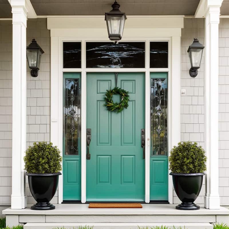 GDFStudio - Emericus Valorian Artificial Grass and Ball Topiary （Set of 2） - Green