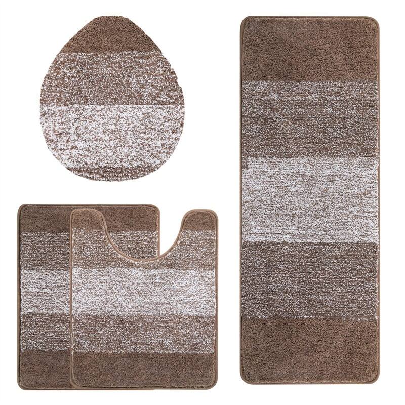 Bathroom Rugs Sets 4 Piece