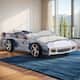 Option Blue White Patrol Police Car Bed