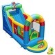 preview thumbnail 3 of 7, Inflatable Bounce House Obstacle Course with Ball Pit and Silde with 735W Blower - 14.5 ft x 6 ft x 7.5 ft (L x W x H)