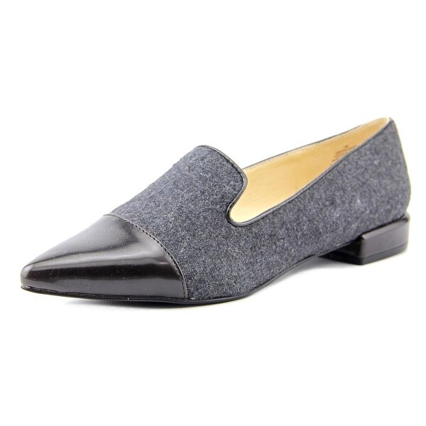 Nine West Trainer Women Pointed Toe Canvas Gray Loafer