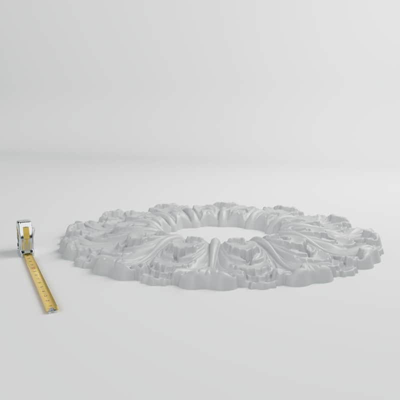 31 1/2"OD x 10 7/8"ID x 2"P Caiden Ceiling Medallion - 31 1/2"OD x 10 7/8"ID x 2"P