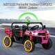 preview thumbnail 34 of 34, Gymax 24V Kids Ride On Dump Truck 2-Seater Electric Truck w/ Remote
