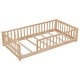 preview thumbnail 52 of 55, Floor Platform Bed with Fence without Door