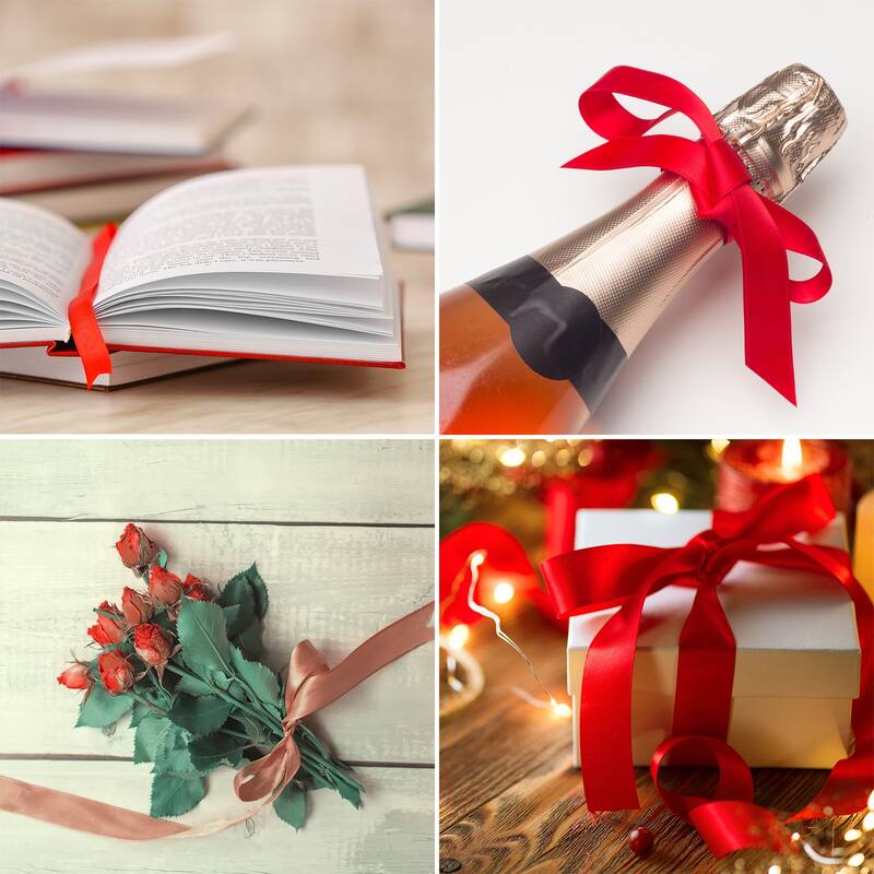 1.5 Inch Satin Ribbon, Double Face Crafts Roll for Wrapping Decoration