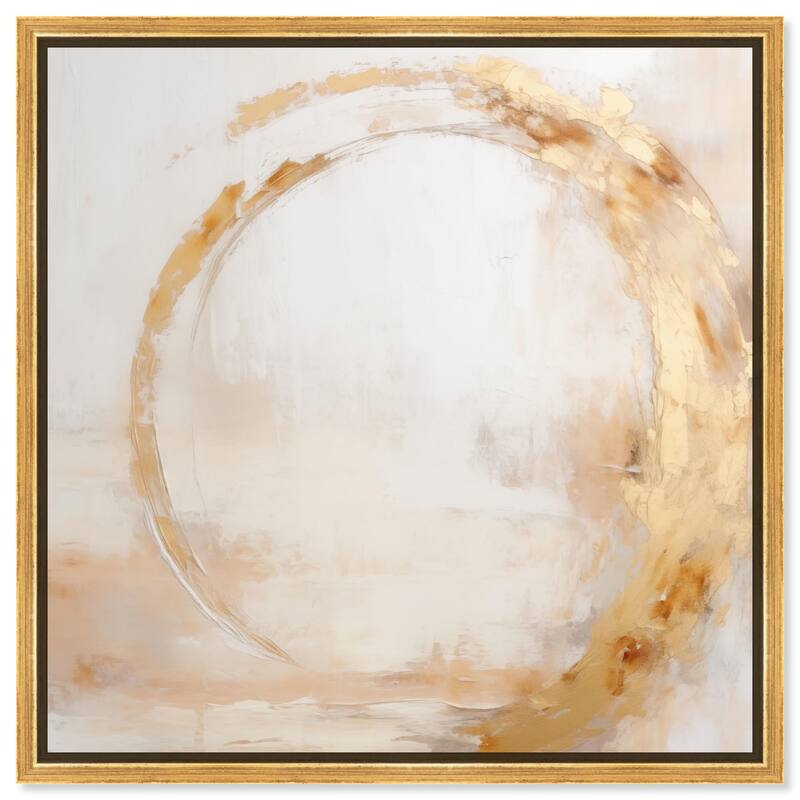 Golden Orb II Canvas by Art Remedy - Gold - 20" x 20"