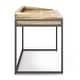 Thumbnail 31, WYNDENHALL Brinkley SOLID ACACIA WOOD Modern Industrial 60 inch Wide Writing Office Desk. Changes active main hero.