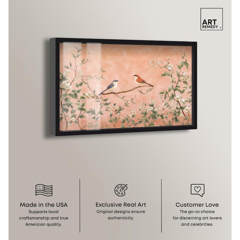 Perch in the Trees Shadowbox by Art Remedy