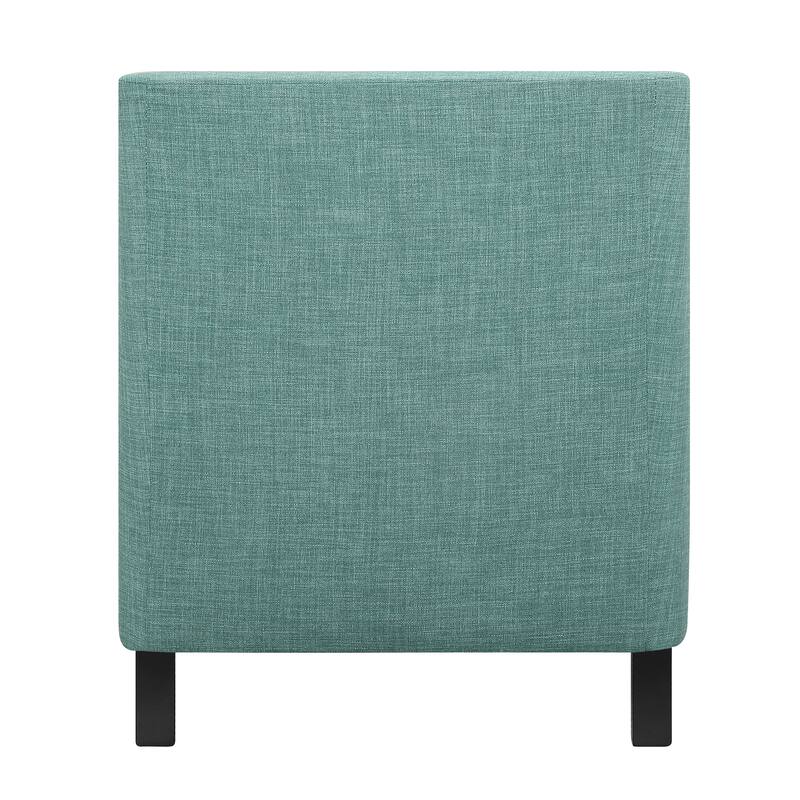 Erica Accent Armchair with Chrome Nailhead Trim