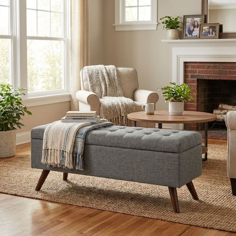 HomePop Modern Storage Bench