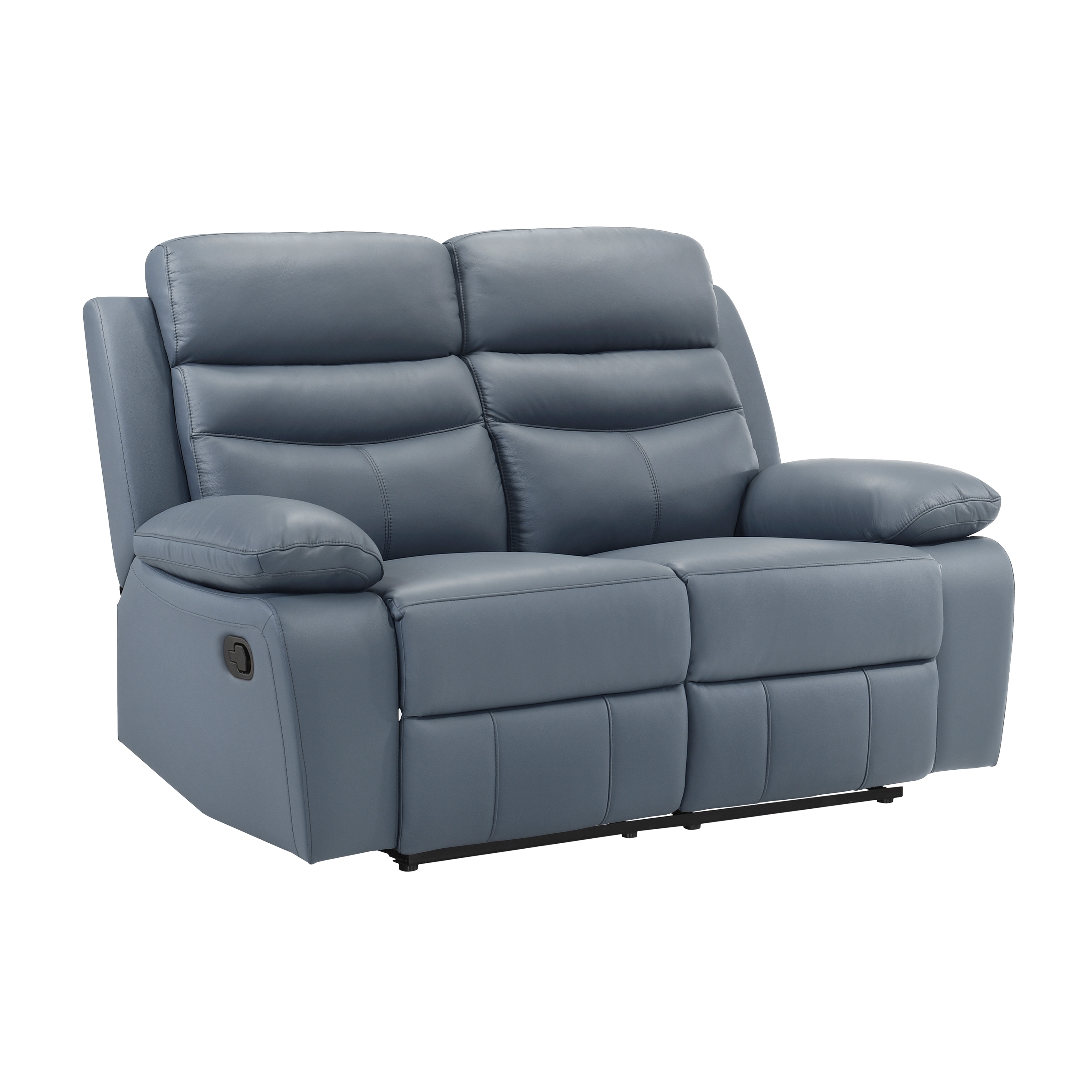 Peperomia 64" Leather Manual Double Reclining Loveseat