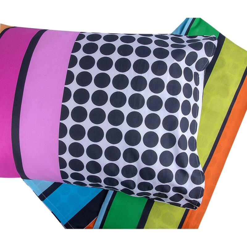 STP Goods Rainbow Cotton Bedding Set of 4