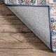 preview thumbnail 17 of 33, nuLOOM Ren Machine Washable Distressed Vintage Floral Area Rug