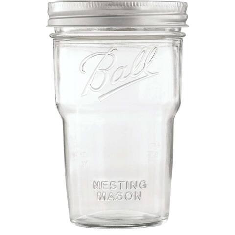 Ball Wide Mouth Pint Nesting Canning Jar (4-Pack) - 1 Each - 1 Pt.