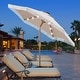 preview thumbnail 21 of 25, Ainfox 7FT Outdoor Patio Umbrella with Tilt Fringe Tassel Umbrella with LED Solar Lights