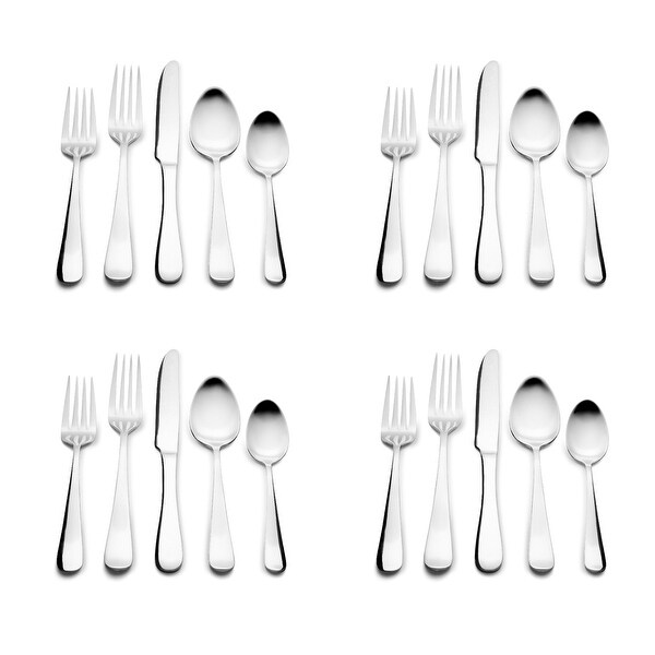 Roberts & Belk Jefferson Stainless Steel Flatware Set - Bed Bath