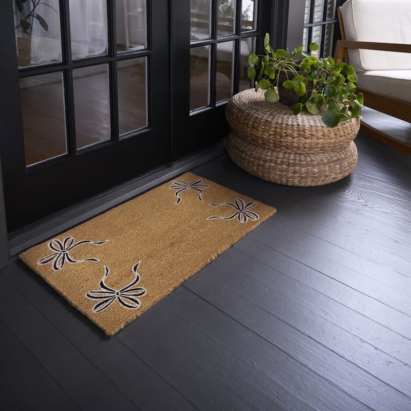 Ribbons Border 18" x 30" Doormat - 18" x 30"