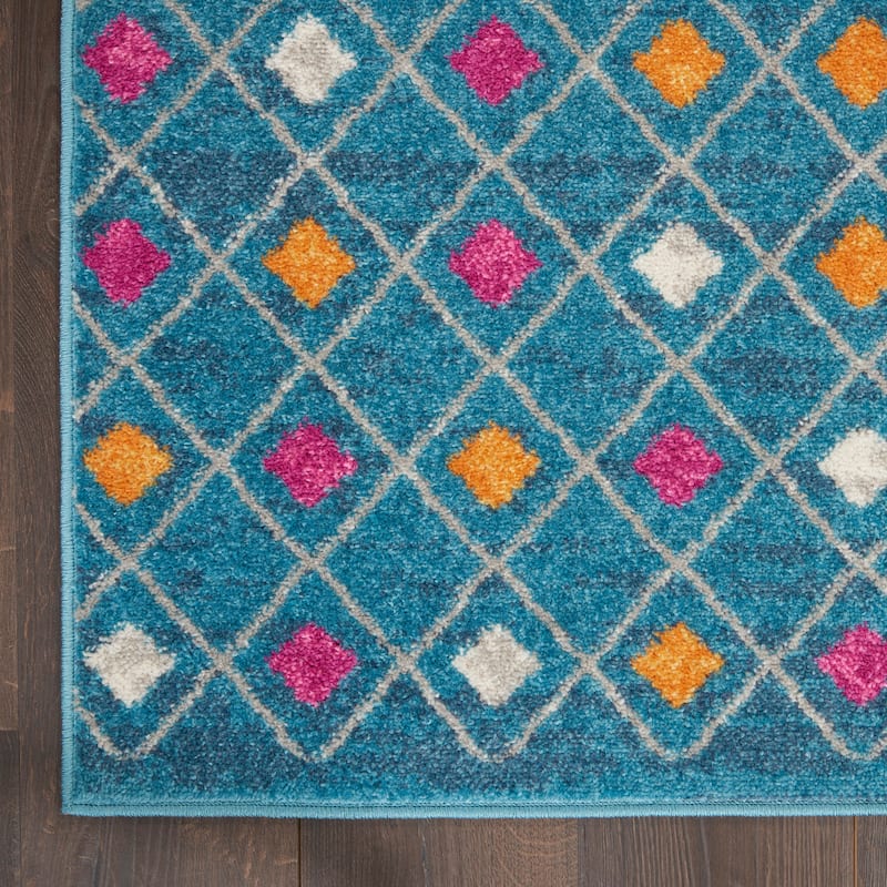 Nourison Passion Moroccan Geometric Diamond Area Rug