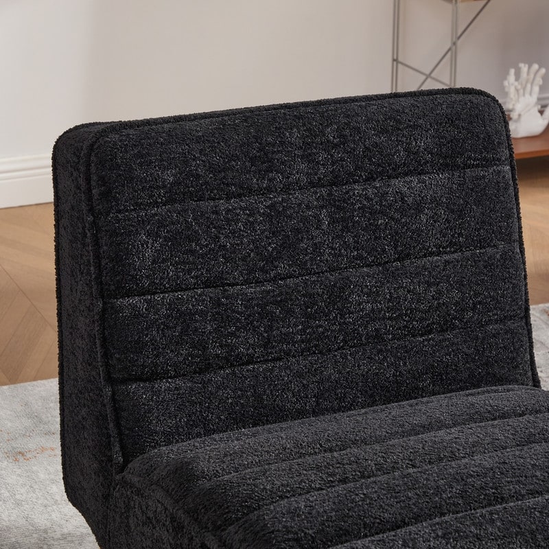 Modern Upholstered Armless Chair