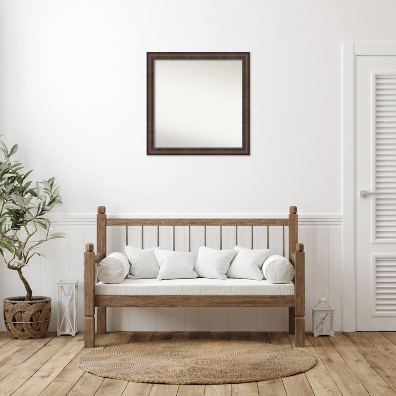 Caleb Brown Non-Beveled Framed Wall Mirror - Caleb Brown