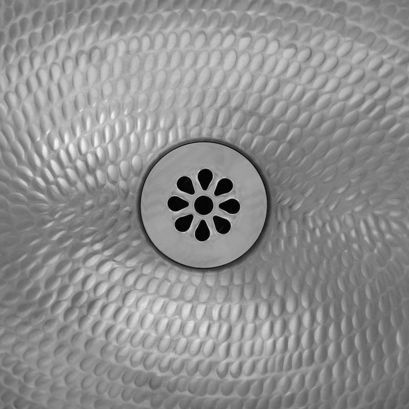1.5-in Non-Overflow Grid Bathroom Sink Drain in Brushed Nickel (D-207BN)