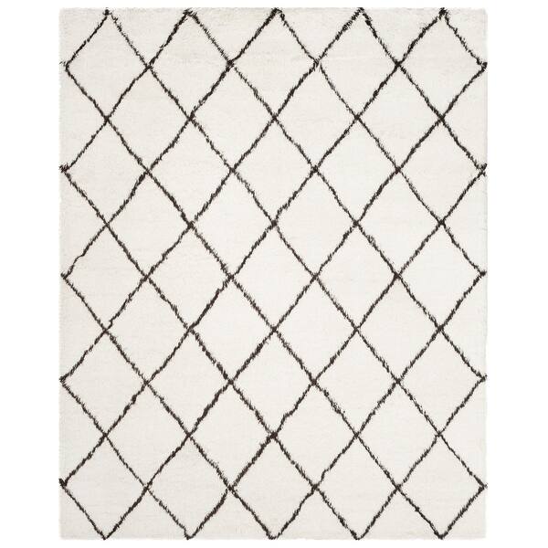 slide 3 of 3, SAFAVIEH Handmade Flokati Richelle Shag Solid Wool Rug 8' x 10' - Ivory/Brown