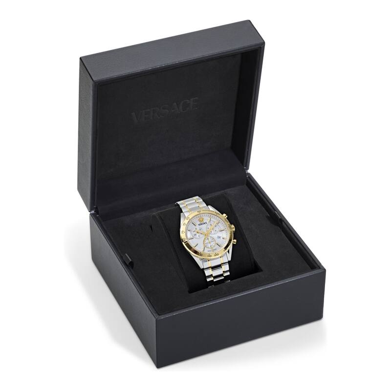 Versace V-Code Chrono Bracelet Watch