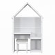 preview thumbnail 7 of 5, House-Shaped Kids Desk with a cushion stool