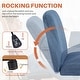 preview thumbnail 18 of 66, Desk Chairs. Cross Legged Office Task Armless Wide Vanity Makeup Chair Computer Chairs for Home Office