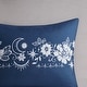 preview thumbnail 3 of 17, Intelligent Design Luna Navy Celestial Duvet Cover Set