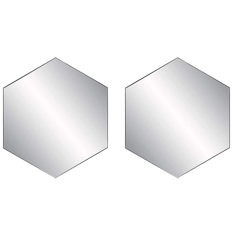 Uttermost Amaya Octagonal Mirrors (Set of 2) - 20.25 x 23.25 x 2