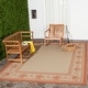 preview thumbnail 19 of 125, SAFAVIEH Courtyard Sheila Indoor/ Outdoor Waterproof Patio Backyard Rug 6'7" x 9'6" - Natural/Terra