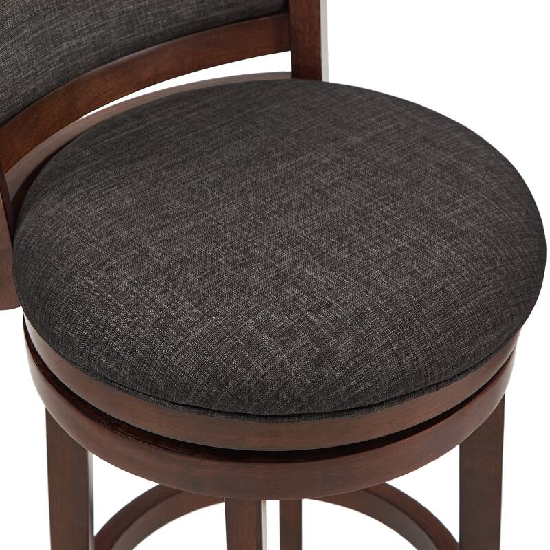 Verona Panel Back Swivel Counter Height Stool by iNSPIRE Q Classic