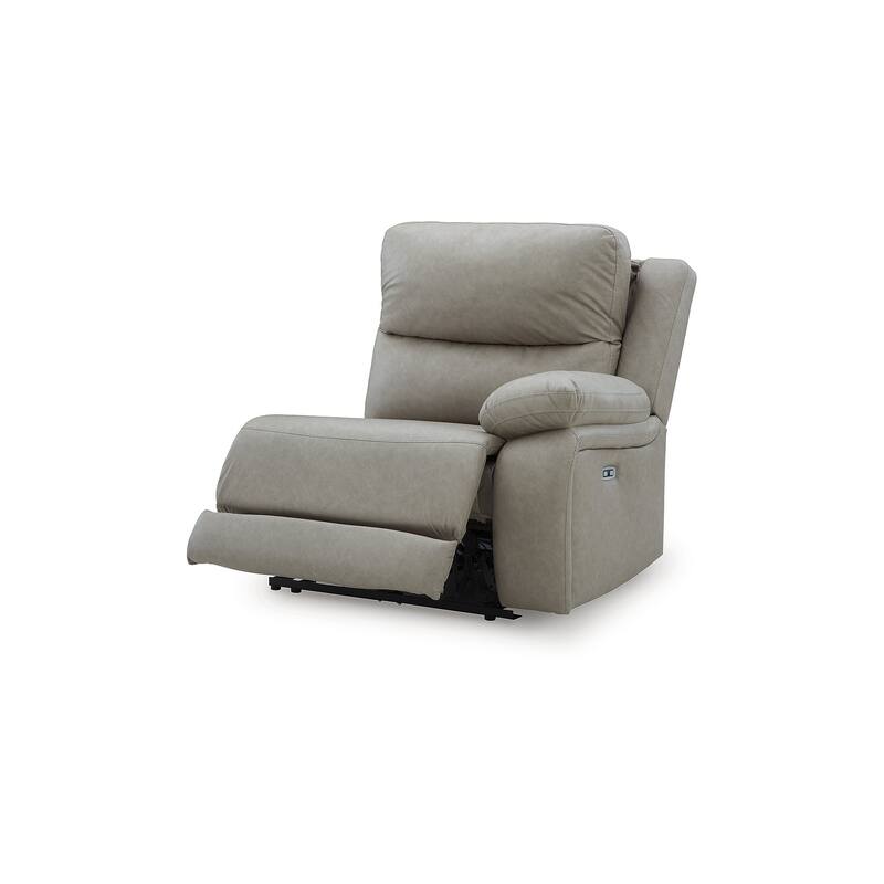 Signature Design by Ashley Brannigan Gray 2-Piece Reclining Loveseat - 80" W x 41" D x 42" H