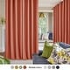 preview thumbnail 23 of 28, Deconovo Blackout Living Room Curtains Faux Linen Drapes 2 Panels