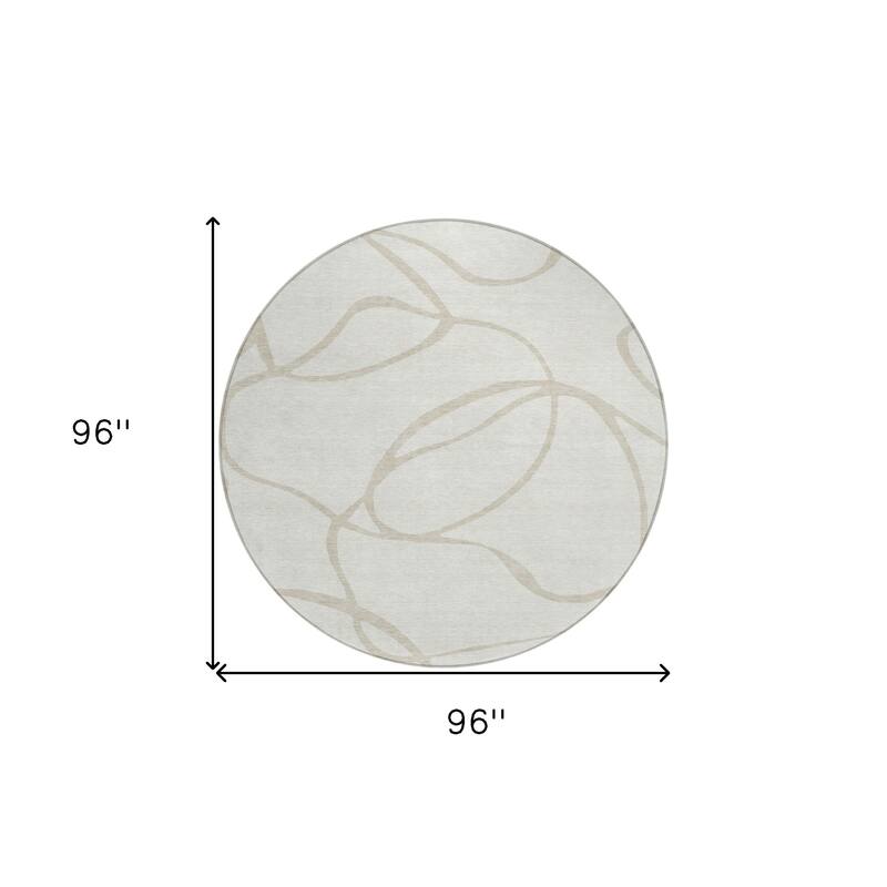 HomeRoots Abstract Transitional Rectangle Outdoor Rug