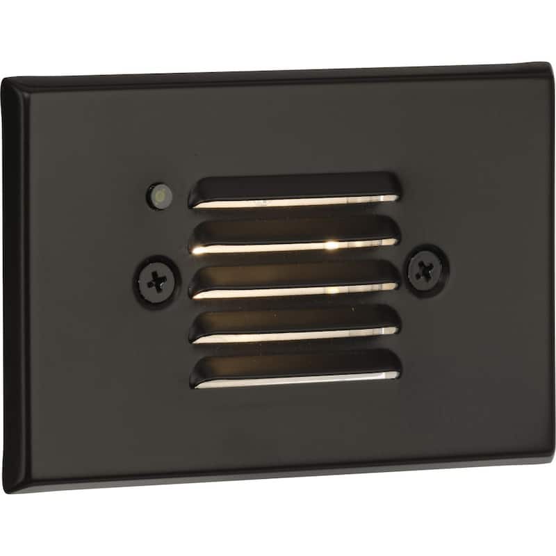 LED Indoor Outdoor Antique Bronze Integrated LED Wall or Step Light - 4.83 in x 1.5 in x 3.08 in - 4.83 in x 1.5 in x 3.08 in