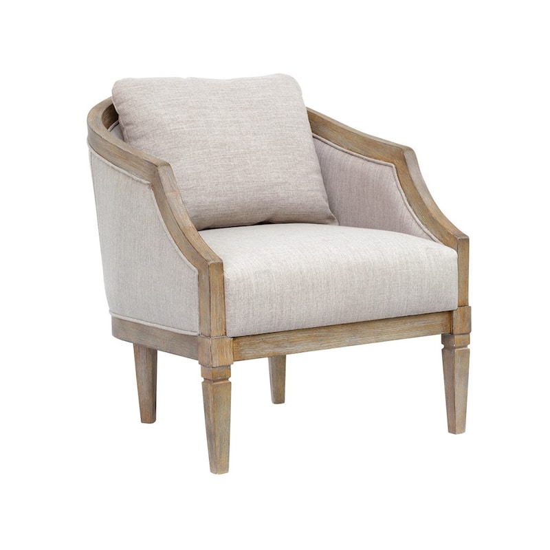 Accent Chair with Wood Frame for Bedroom