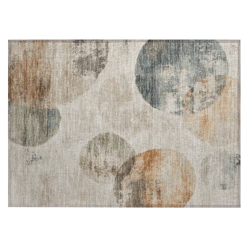 Machine Washable Indoor/ Outdoor Contemporary Micha Chantille Rug