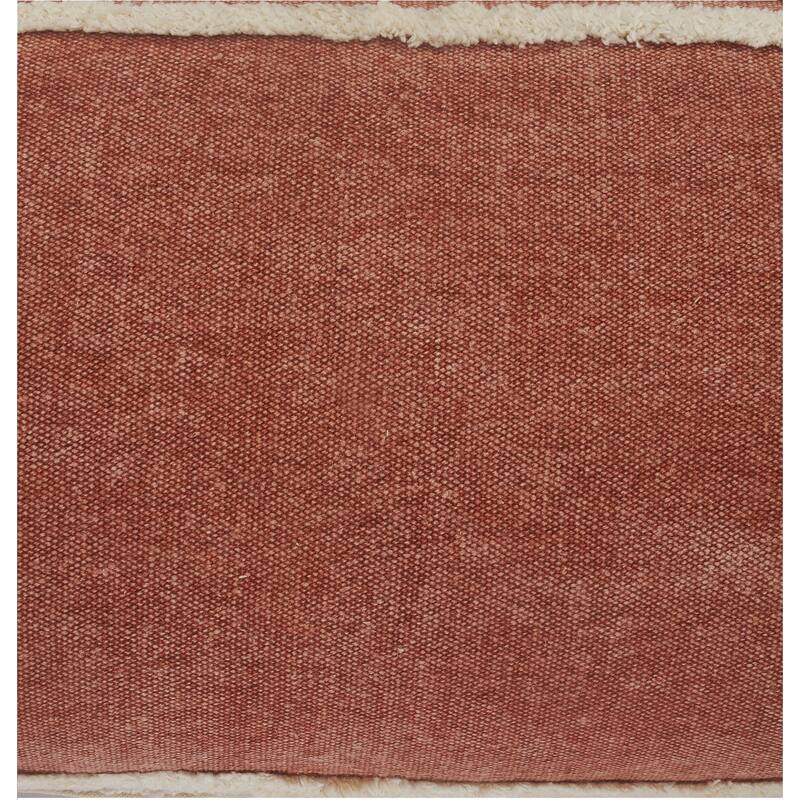 Sevita Soft Striped Cinnamon Throw Pillow