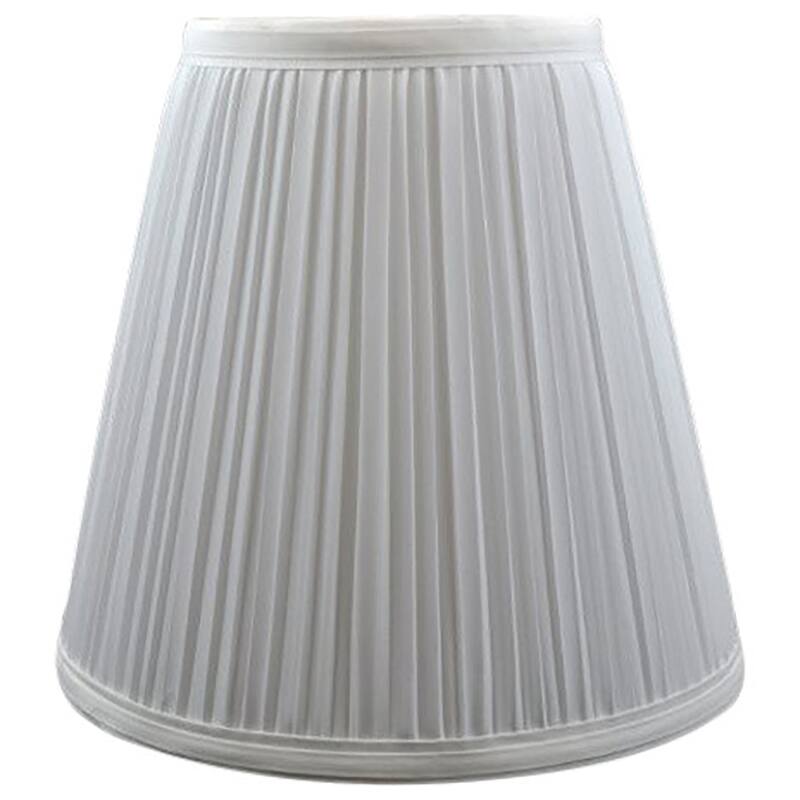 Many Selections Table Lamp Shade, 5 inch Top, 9 inch Bottom, 8.5 inch Slant - Single - White