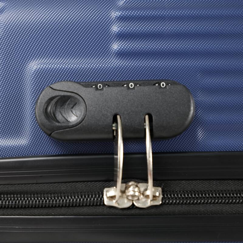 Luggage Sets 3 Piece, Modern ABS Carry On Hardshell Lightweight Durable Suitcase with TSA Lock and Spinner 8 Wheels & Bag