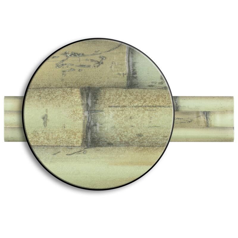 Merola Tile Bamboo Albufera Verde 4" x 19-3/4" Fluted Ceramic Wall Tile