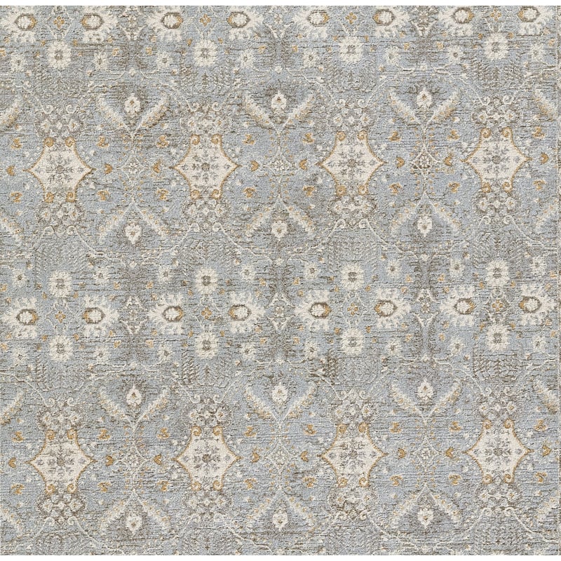 Momeni Samira Traditional Oriental Polyester Blue Area Rug