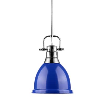 Golden Lighting Duncan Single Light 9" Wide Mini Pendant