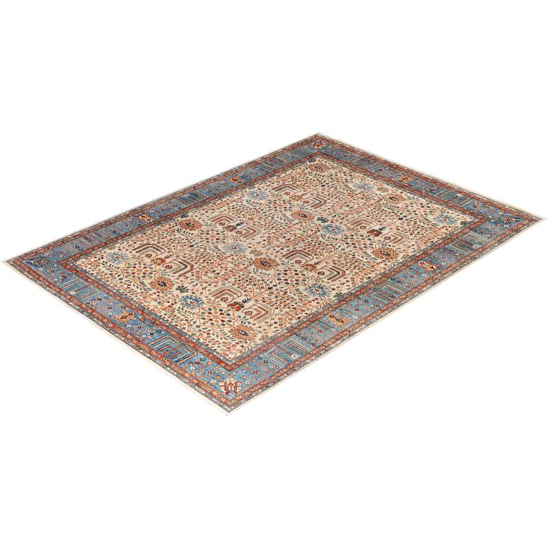 Serapi One-of-a-Kind Hand-Knotted Area Rug - Gray - 10' 0" x 13' 11"