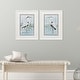 preview thumbnail 1 of 2, Paragon Heron on Blue Framed Art - Set of 2 2-piece Set