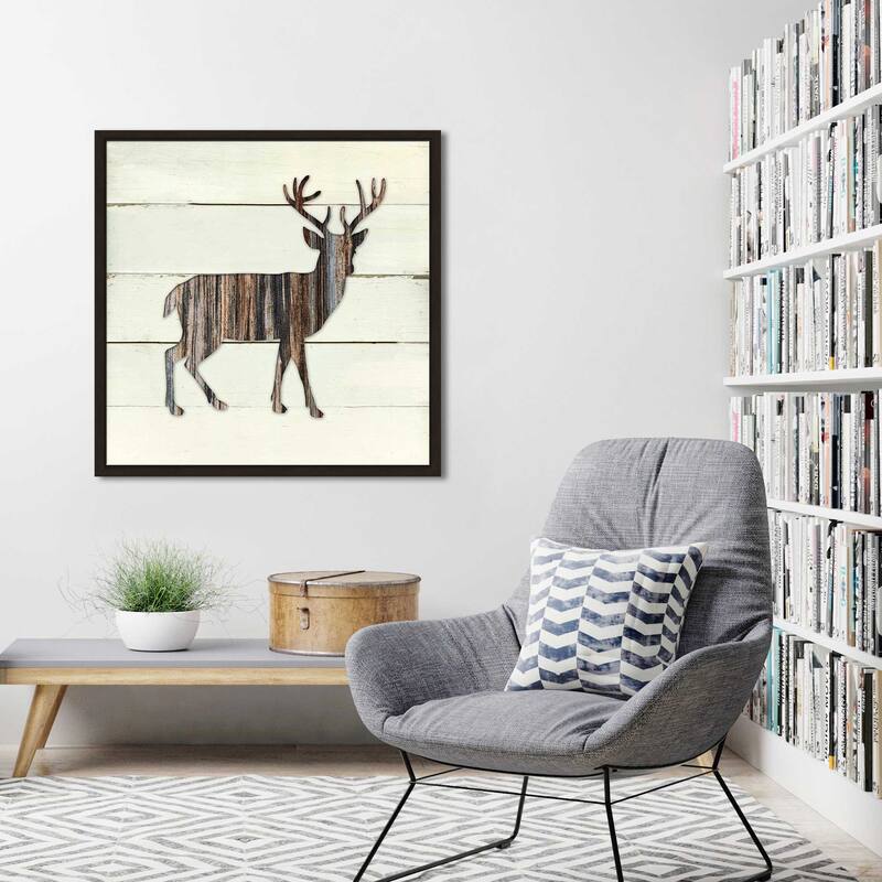 "Woodland Deer" by Carol Robinson Print on Floating Canvas