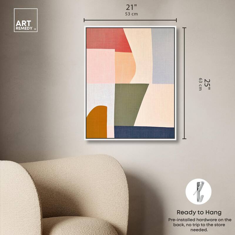 Planar Patchwork I Canvas by Art Remedy